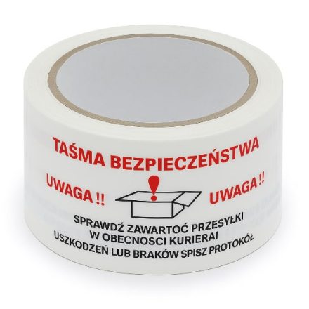 Package safety tape with print Check content 48mm/60m