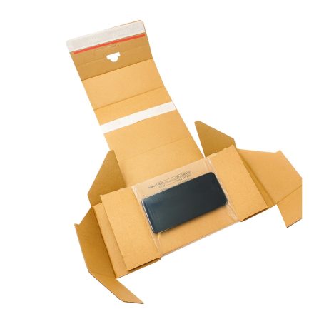 FixBox 150x100x55mm Box with elastic foil protecting the phone