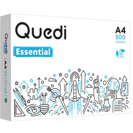 A4 Quedi Copy Paper OFFICE 80 g/m2, rice 500 white sheets