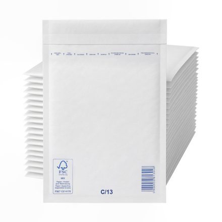 Protective bubble envelopes VP C13 170x225 mm white, carton 100 pc