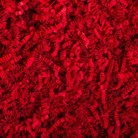 Paper filler for ZigZagDeluxe packages red 1 kg