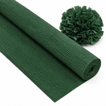 Italian crepe 180g Green Dark 50cm/250cm Fat Decorative Bible