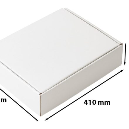 Cardboard 410x340x75 mm F427 white package size A