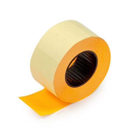 Labels for double-row matches 26x16 mm straight orange