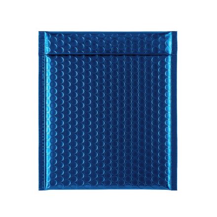 Metallic bubble envelope CD square 165x165 mm blue 1 pcs
