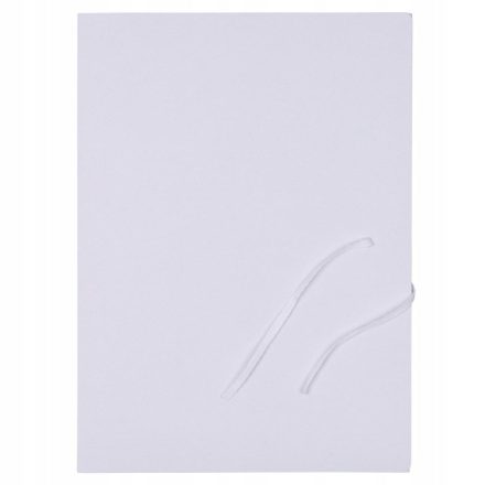 Cardboard box with rubber band 3-Wing A4 white for office documents