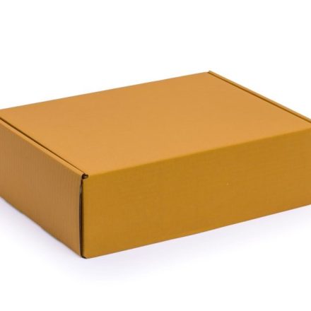 Cardboard 330x250x100 Golden-Amber Shipping Box