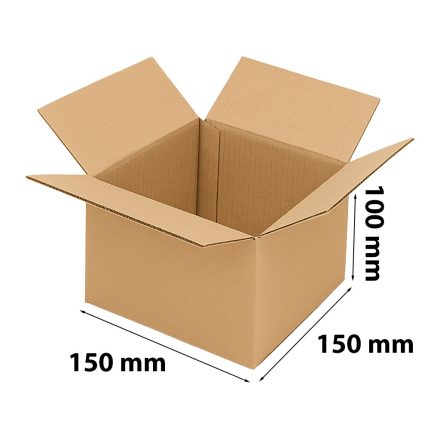 Cardboard 150x150x100 mm carton 3-Bronze layer