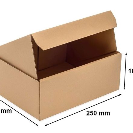 Cardboard box F426 fashion box 250x150x100 mm brown