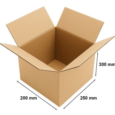 Cardboard 250x200x300 mm carton 5-layer BC brown