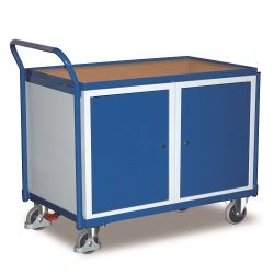 Workshop trolley with handle and 2 cabinets 1130x624x1013 mm SW-600.604
