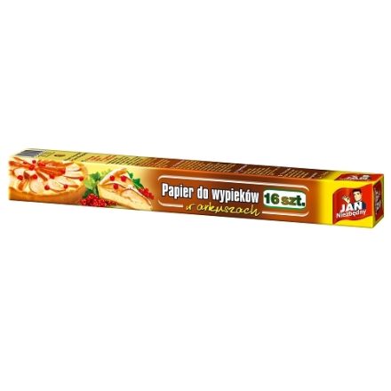 Baking paper and baking paper in sheets 16 pcs John the Necessary
