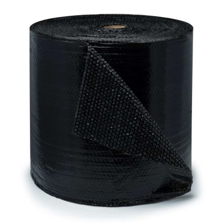Black protective bubble film 50 cm x 80 mb B1 10 mm for packaging