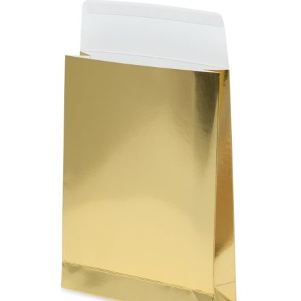 Cardboard envelopes C5 170x230x50 mm gold 220g 10 self-adhesive machinery