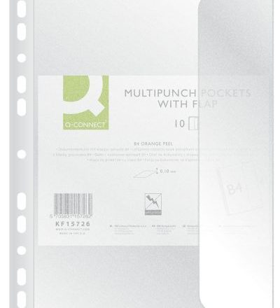 A4 document shirts with thick flip-flop PP 100 um transparent 10