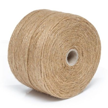 Jute cord natural twine 2 mm 1 kg for decoration 380 m