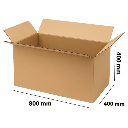Pallet flap carton 800x400x400 mm BC560 brown box 5-layer