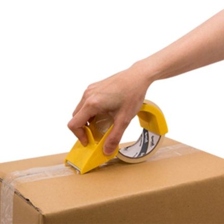 Dispenser for packing tape 48 mm, plastic hand feeder ET-089YL