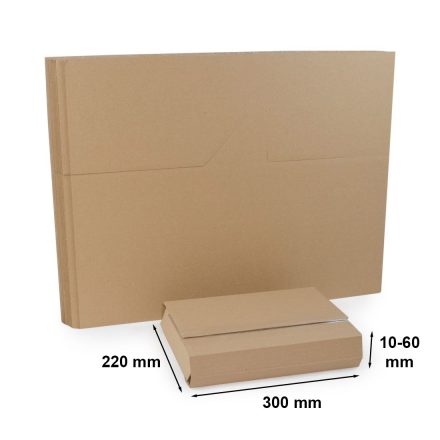 Cardboard wrappers MERLIN for books and consignments 300x220 mm 10 pcs