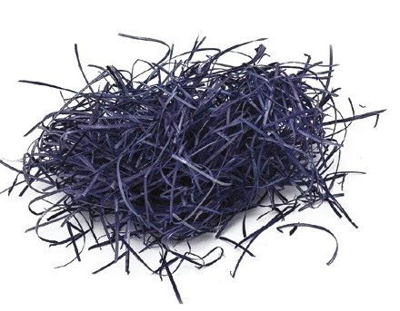 Decorative wood wool purple cellar 500g for packages and gifts