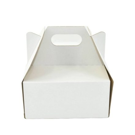 Cardboard, cake box 280x280x250 mm, white 10 pcs