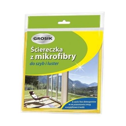 Microfiber wipe Penny for washing windows and mirrors without streaks