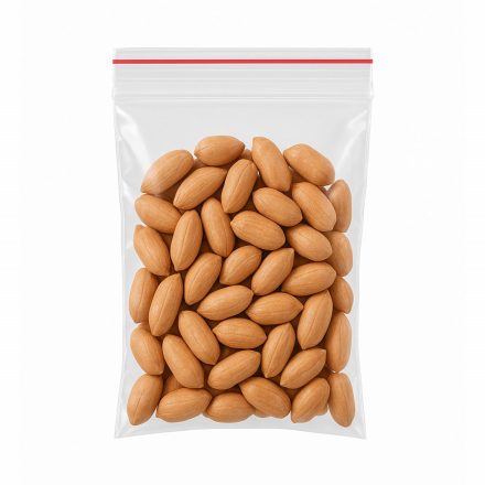Large transparent string bags 450x500 mm 0,045 mm 100 pc
