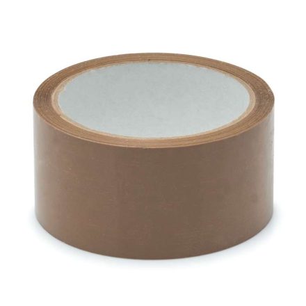 Bronze acrylic packaging tape 50 mm x 66 m Quietly unwrapped into parcels