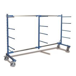 Transport trolley with carrying arms 3 poles 12 arms SW-210.006