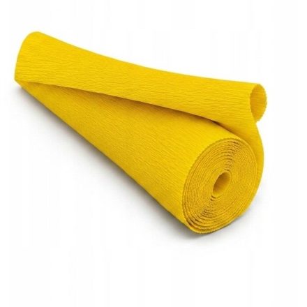 Italian crepe 180gr Yellow 50cm/250cm Decorative Cartotecnica Rossi