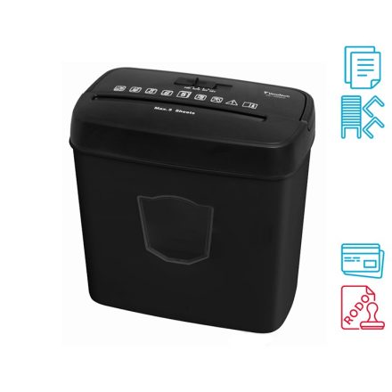 Verotech document shredder VS-1005CC 4x35 mm 5 cards