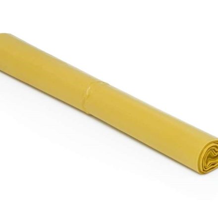 Strong garbage bags LDPE 120 l yellow 70x110 cm 30 um 10 pcs