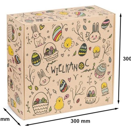 Easter Cardboard 300x300x110 mm fashion box