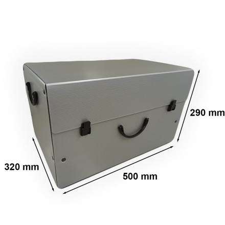 Archive Box Kartonplast 500x320x290mm Silver