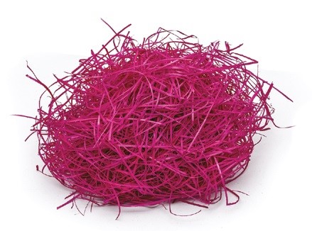 Decorative wood wool pink cellar 500 g Packer filler