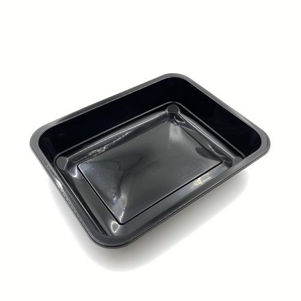 Welding container PP Sunday black 227x178x45 1,5 l 80 pcs