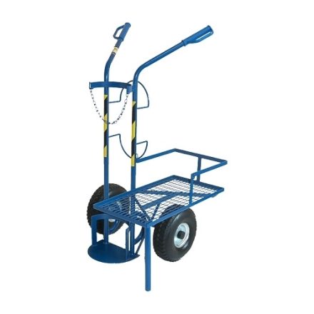 Welding trolley POLGAZ III TIG for the transport of gas cylinders