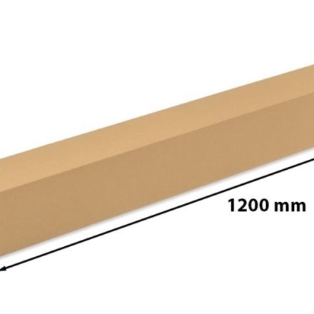 Cardboard 1200x120x120 mm 2A0, brown fashion box