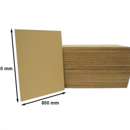 Cardboard sheets 5-Pallet liners 1200x800 mm BC 590 g