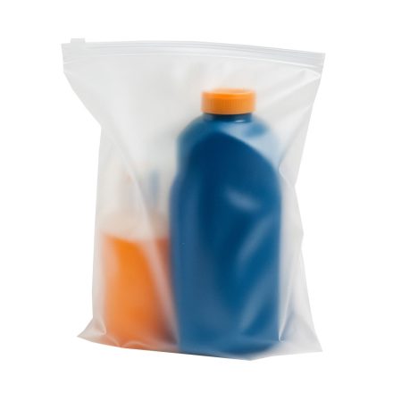 Sacks with mat zipper of foil EVA for clothing 350x450 mm 70um 20 pcs