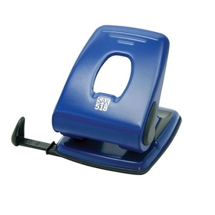 Office hole metal SAX 518 au 40 paper sheet blue