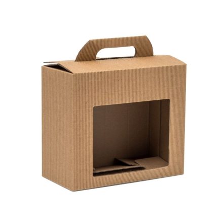 Cardboard boxes coated on 2 jars 0,9l 195x95x165mm 10 pcs