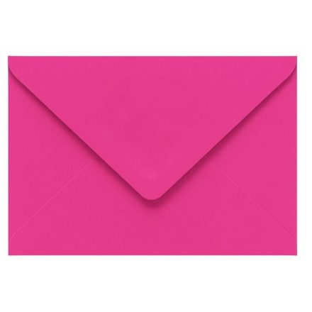 Fluxy-pink envelopes B6 120g, 10 pcs with wet closure