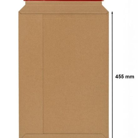 Cardboard envelope A3 321x455mm brown hard with shipping strap