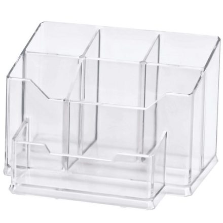 Q-Connect office tool for desk 6 Transparent chambers