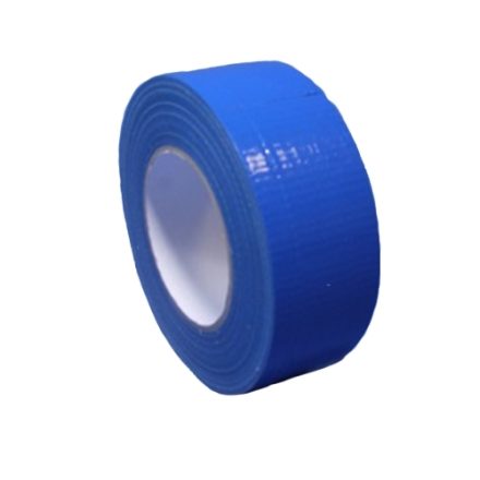 Gaffer tape repair gluing blue scene 50 mm x 50 m