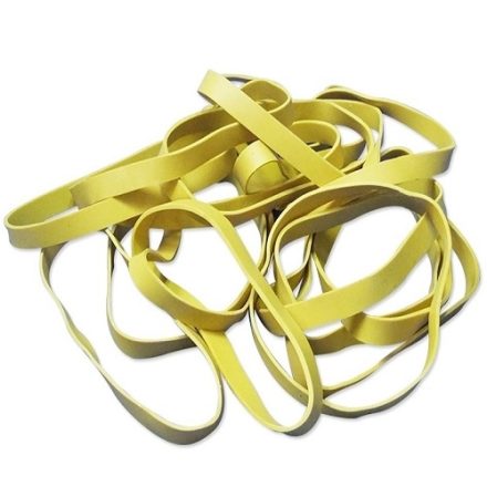 Rubber recipes large yellow 80 mm x 1,5 x 10 mm 1000 g Okay. 190 pcs