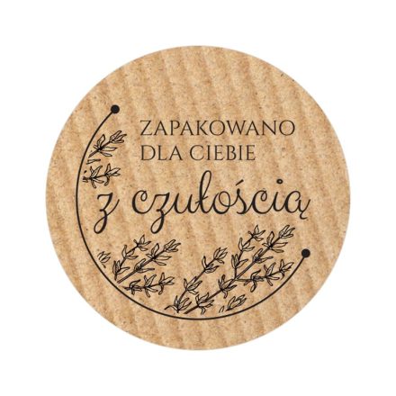 The kraft stickers are packed for you with tenderness. 35 mm 200 pcs