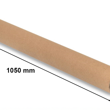 Cardboard tube wed 100 mm gr 2 mm dn 1050 mm B0 without plugs