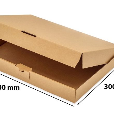 Cardboard cut-off box brown 400x300x50 mm FEFCO 426